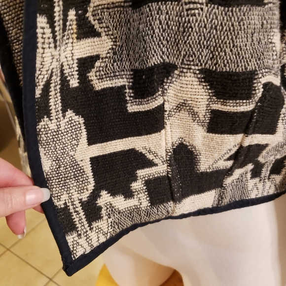 VTG jacket New Identity tapestry boho western cropped 90's - Picture 3 of 7